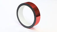 Red Metalized Polyester Tape- 24-MF-RED