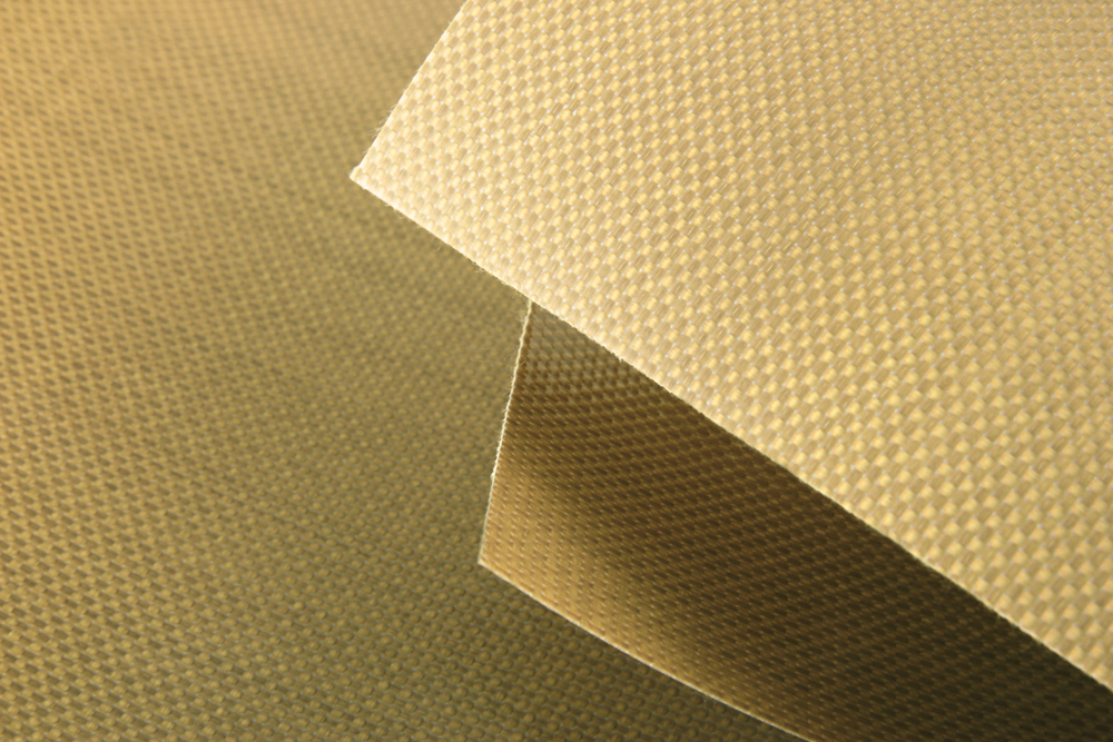 Item # 60-7, .007 thick Kevlar fabric Coated with PTFE On CS Hyde Company