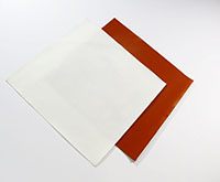 Adhesive backed silicone sheets 